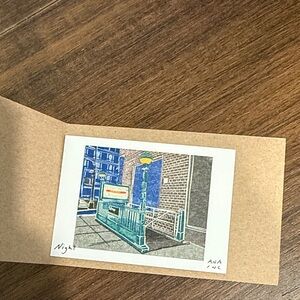 Inciardi Mini Print NY Subway Night